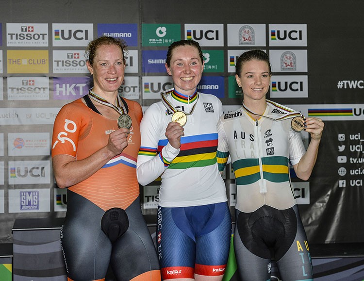 Wild wint zilver op omnium op WK Baan