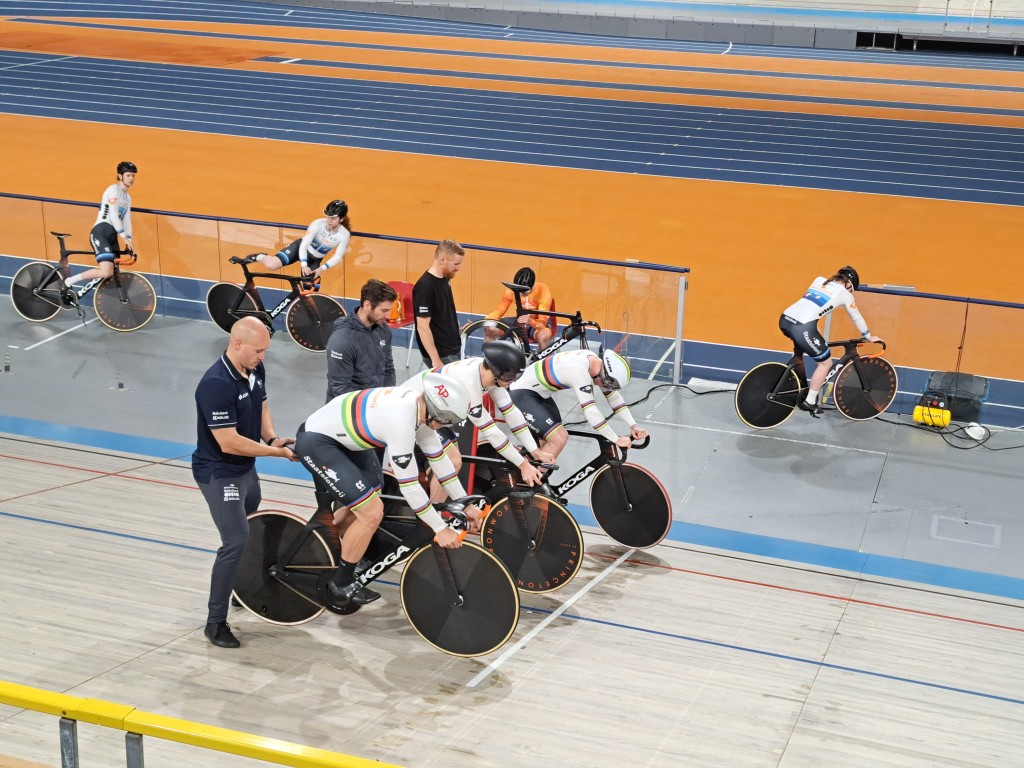 Drie keer goud op WK Baan