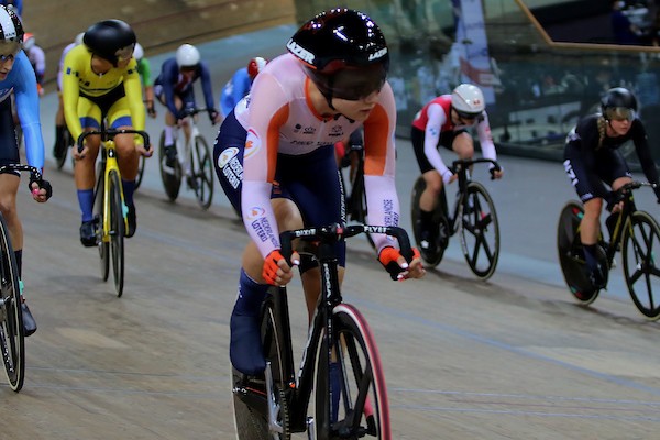 Van der Duin naar zilver op WK Scratch