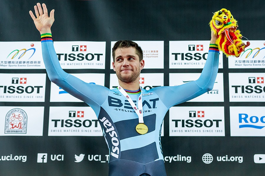 Theo Bos wint WB keirin Hongkong