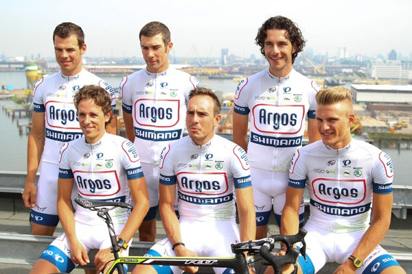 Tourploeg Argos-Shimano met vijf Nederlanders