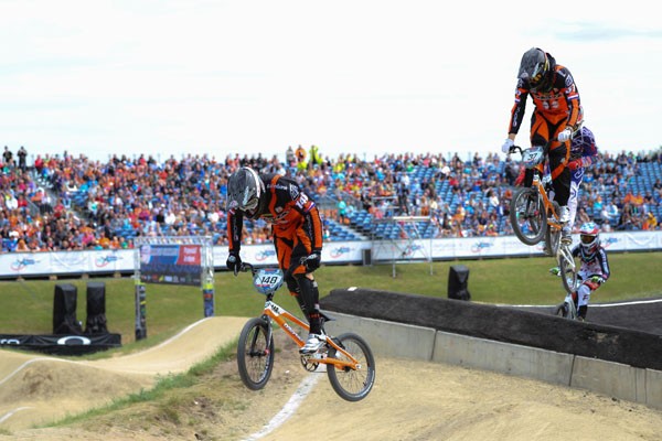 BMX: Van Gendt net naast podium in timetrial Berlijn