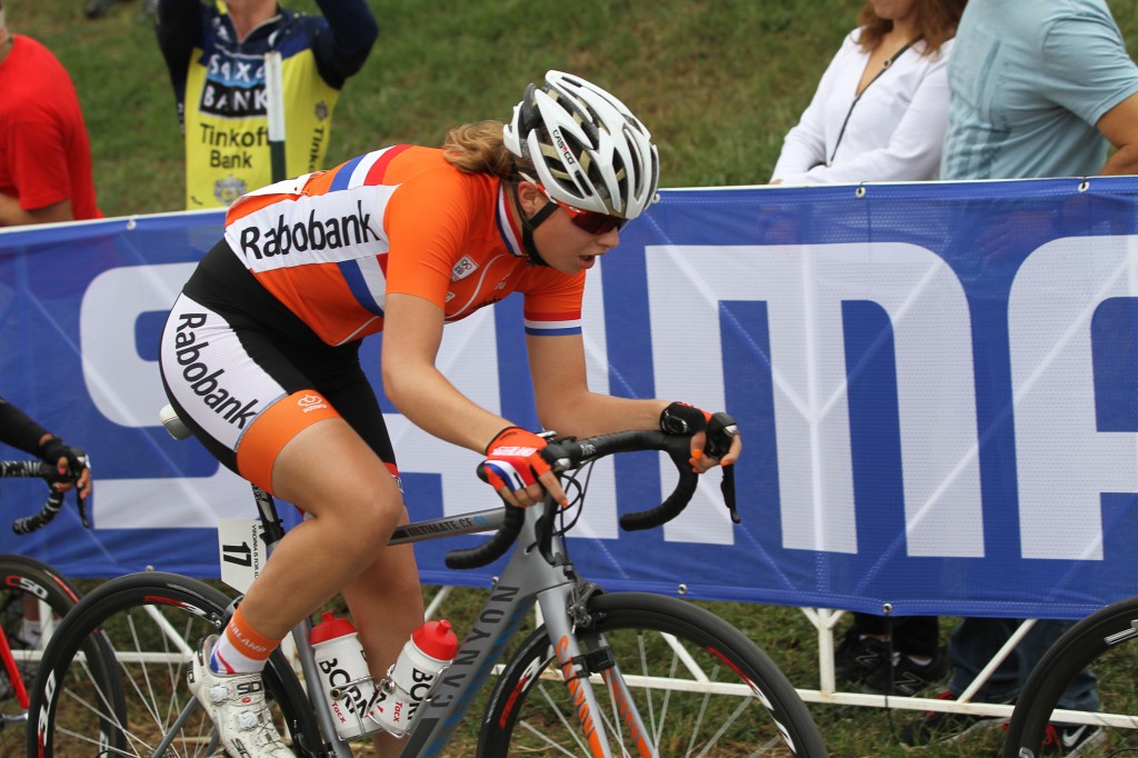 Grote oranje afvaardiging in Thuringen Rundfahrt