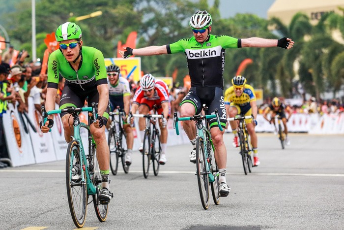 Theo Bos wint tweede etappe Tour de Langkawi