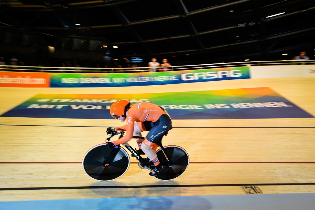 Braspennincx stunt met goud op keirin