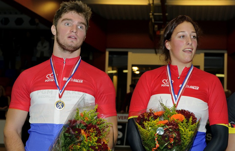 Buchli en Ligtlee grijpen NK-titel keirin