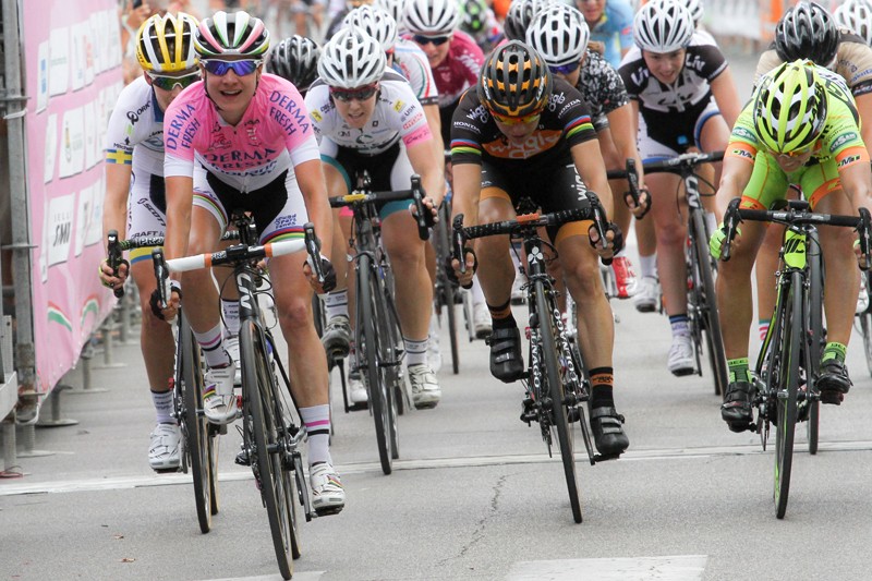 Ook derde zege voor Vos in Giro Rosa