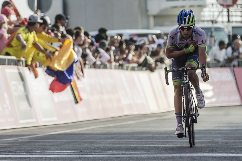 Poels grijpt door val naast zege Abu Dhabi Tour