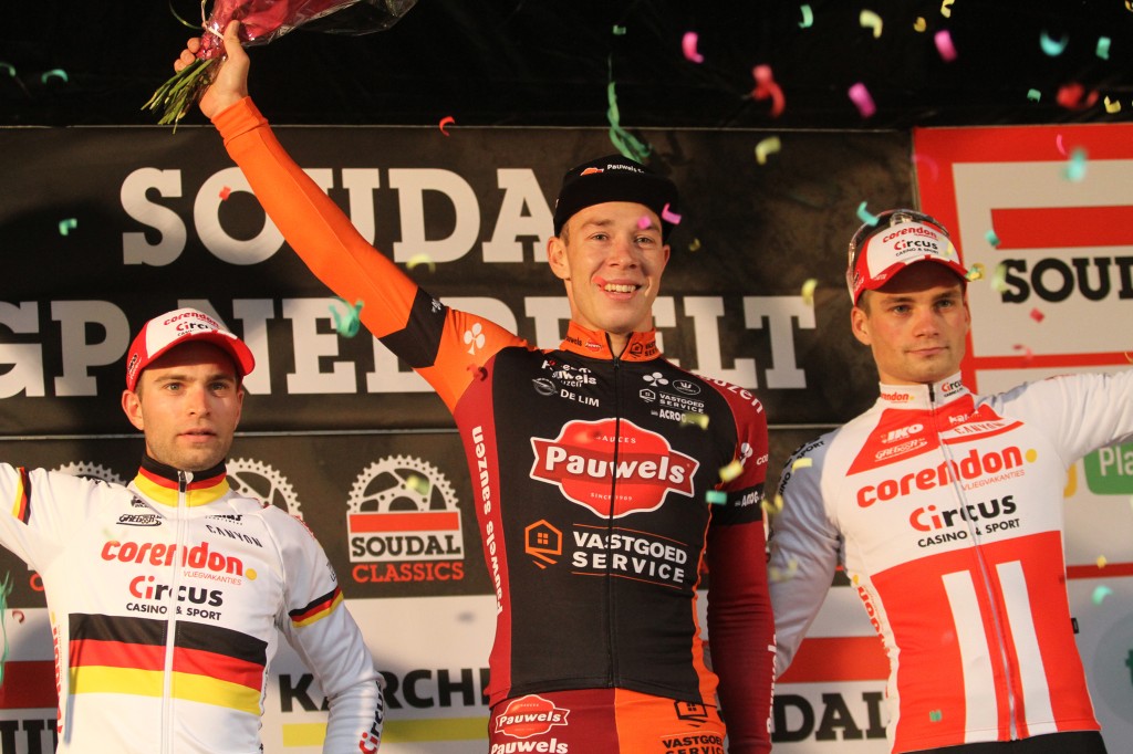 Podium voor David van der Poel in Neerpelt