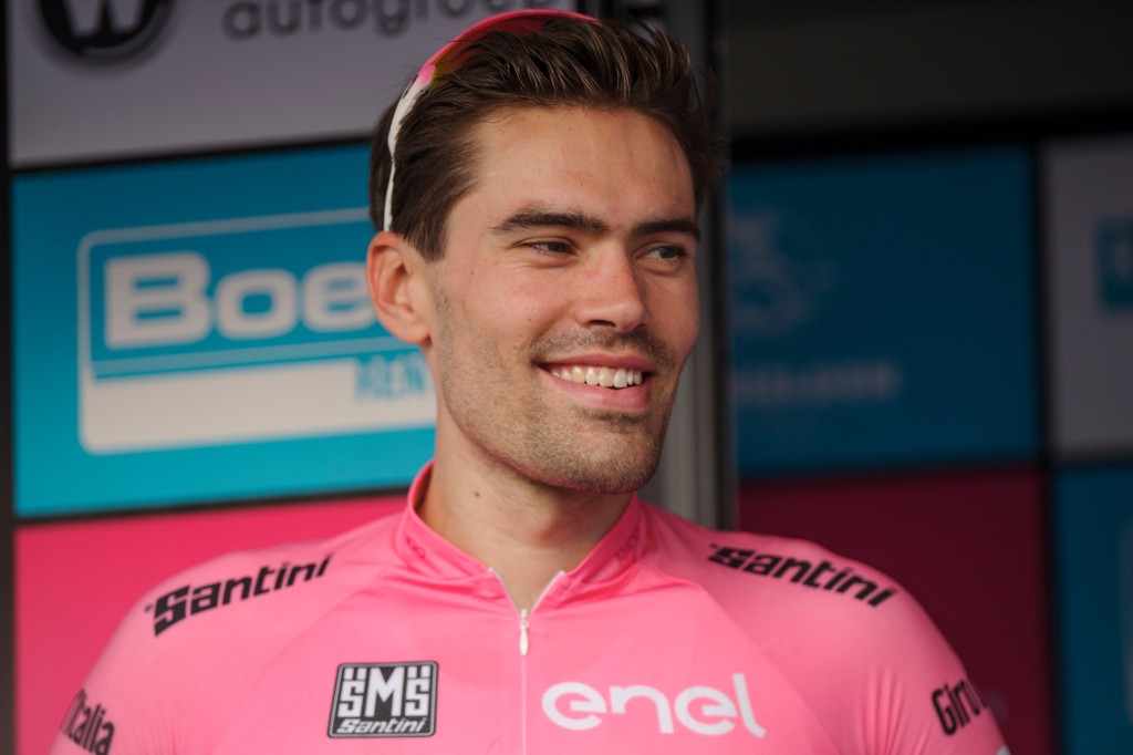 Dumoulin naar presentatie Giro d'Italia 2018