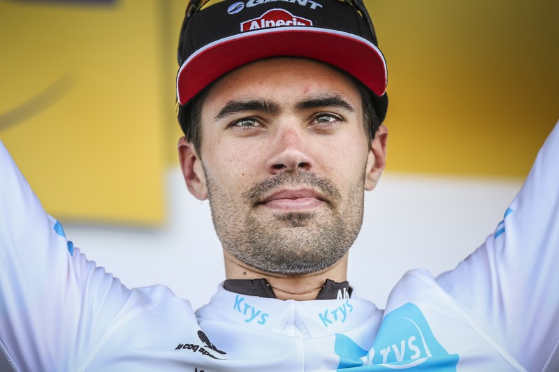 Dumoulin strijdend ten onder in Vuelta