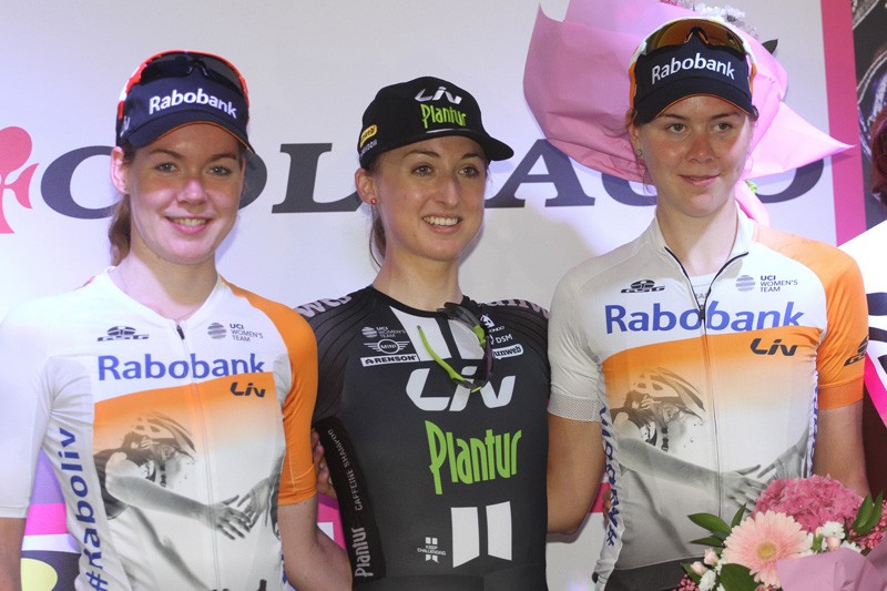 Halverwege Giro zijn Nederlandse vrouwen zonder zege