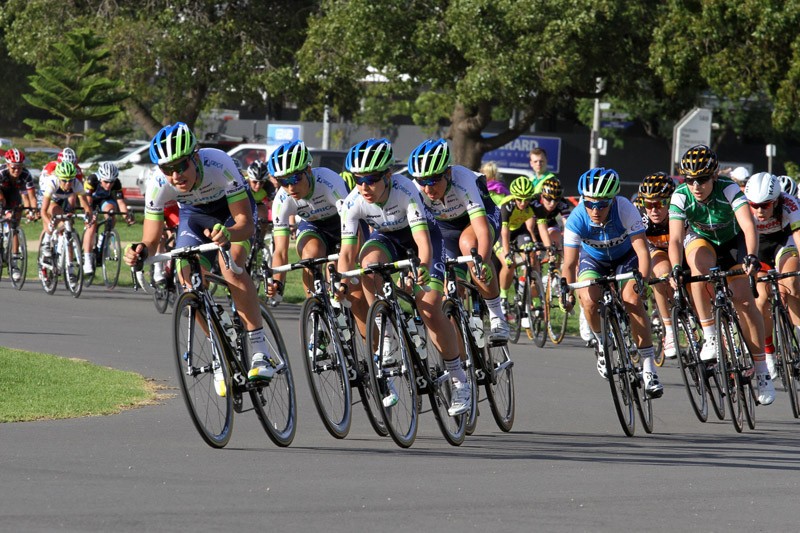 Gunnewijk aan het feest in Tour Down Under