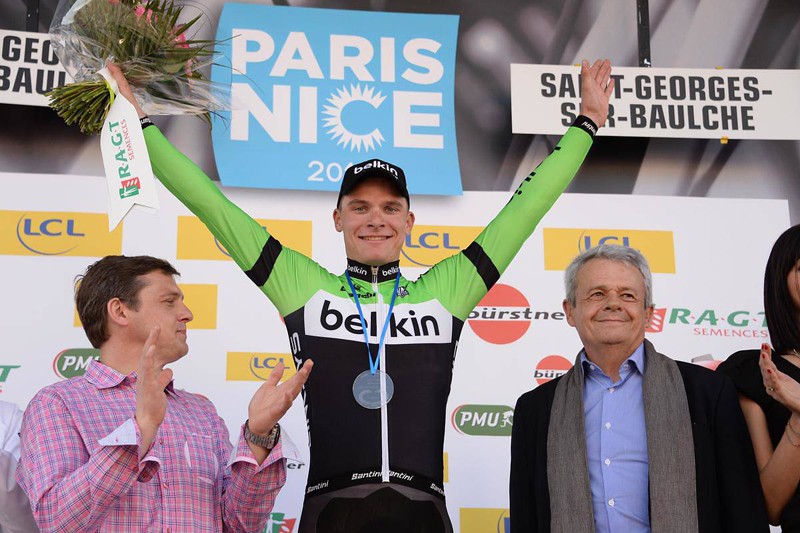 Hofland wint tweede etappe in Parijs-Nice