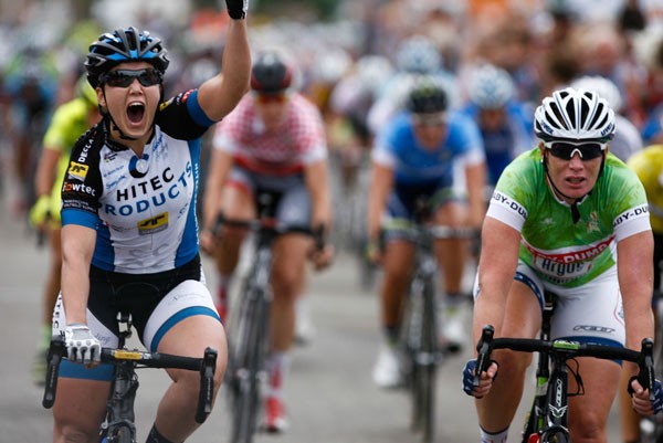 Chloe Hosking verslaat Wild in Ladies Tour