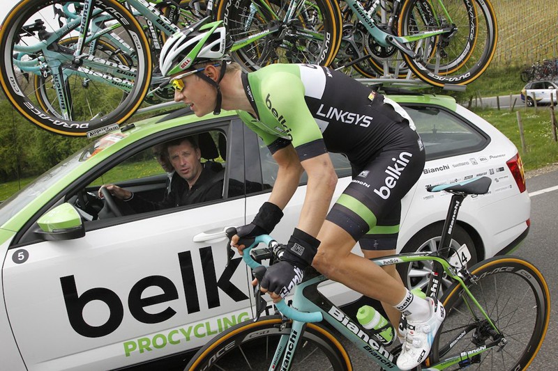Kelderman derde in achtste rit Giro