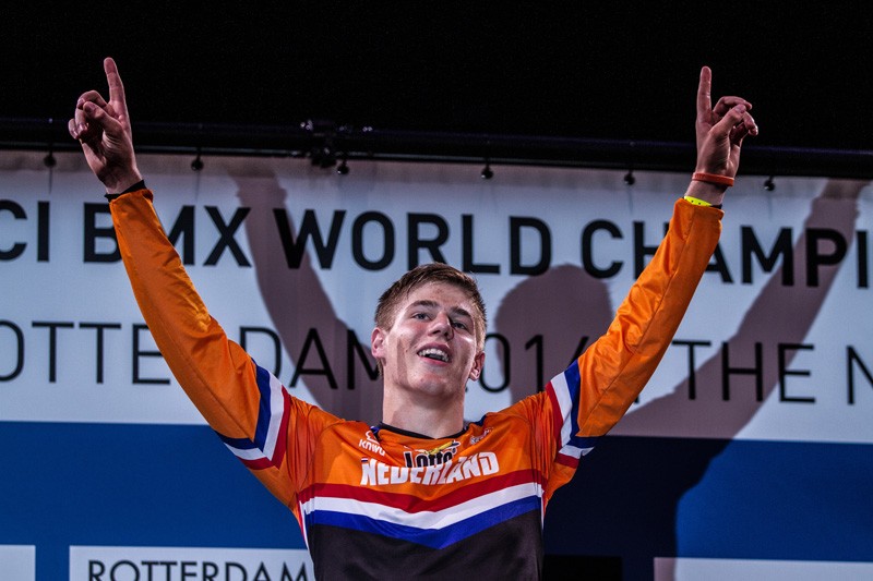Kimmann verlaat WK BMX met goud en zilver