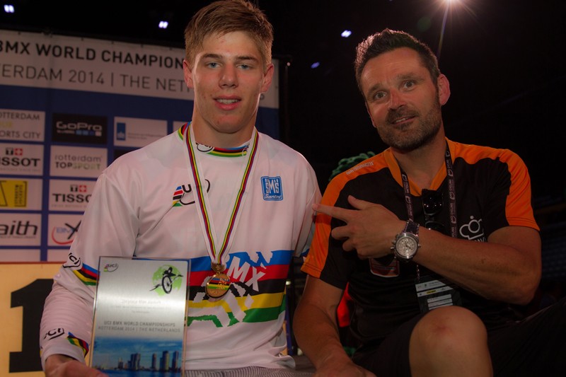 Goud en brons op WK BMX in Rotterdam