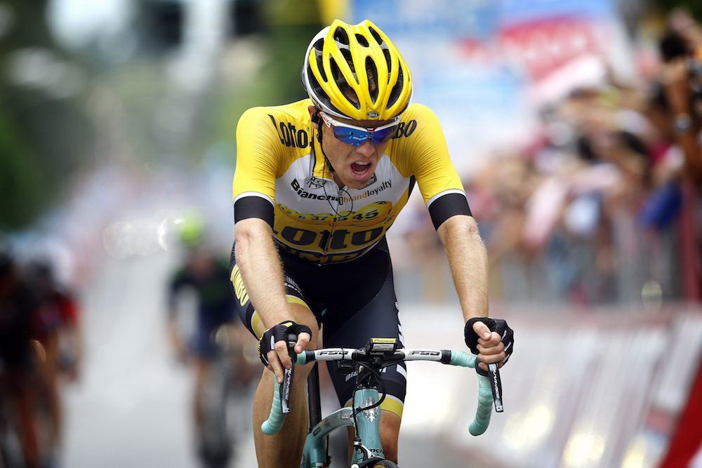 Kruijswijk vijfde in bergrit Giro d'Italia
