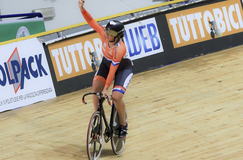 Ligtlee olympisch kampioene op keirin