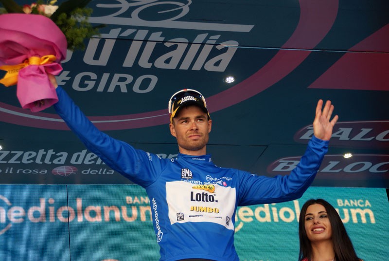 Hofland tweede in Giro, Lindeman wint bergtrui
