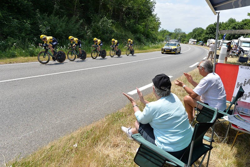 Lotto-Jumbo tiende in ploegentijdrit Dauphiné