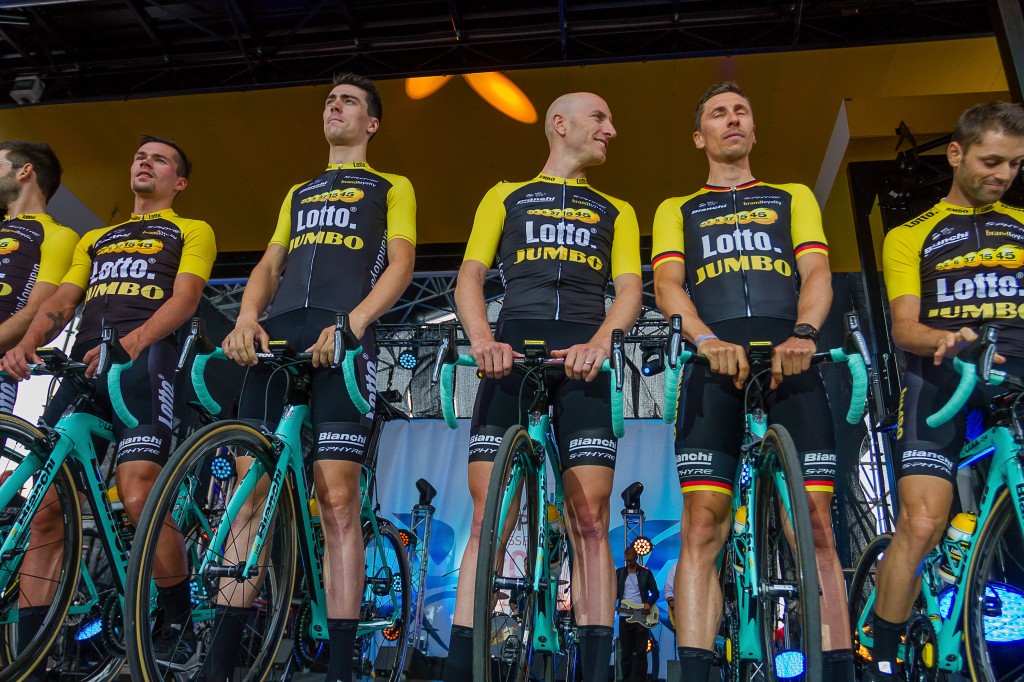 LottoNL-Jumbo voor ploegentijdrit Bergen