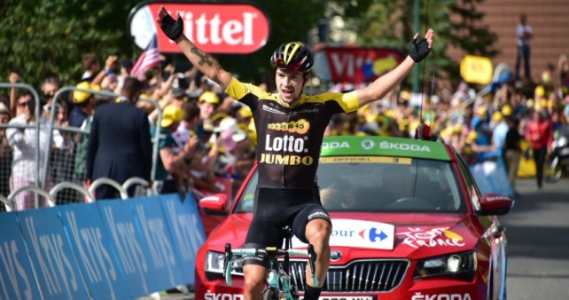 Roglic bezorgt Lotto-Jumbo zege in bergrit Tour