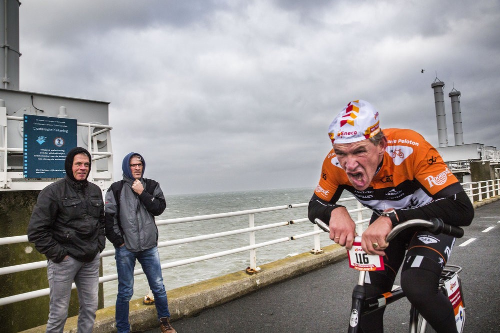 De Jong en Scheenaard NK tegenwindfietsen