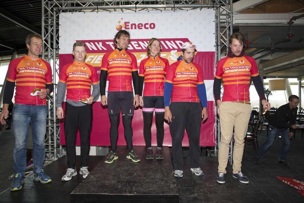 De Jager wint NK Tegenwindfietsen