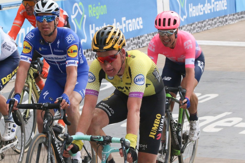 Mike Teunissen rijdt zondag virtueel 'Vlaanderen'