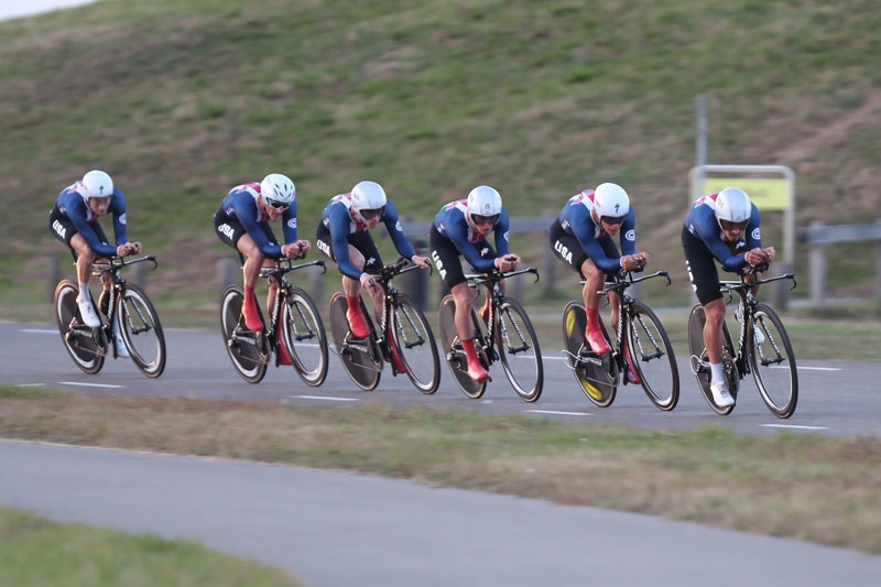 Amerikanen winnen ploegentijdrit Hardenberg