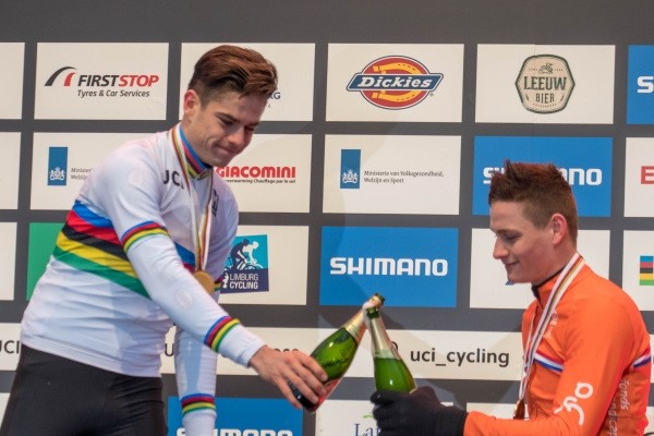 Geen goud maar brons voor Van der Poel