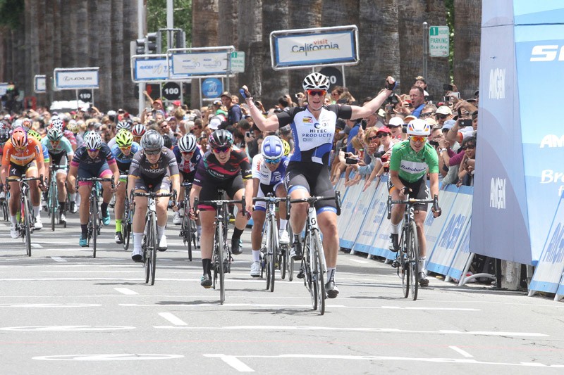 Wild wint slotrit Amgen Tour of California