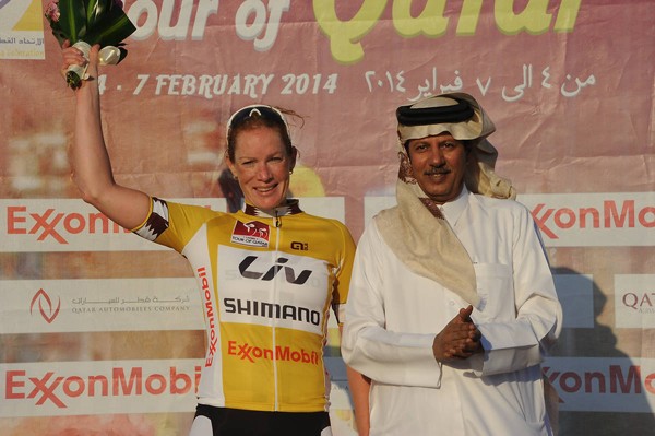 Kirsten Wild wint rit en klassement Ladies Tour of Qatar