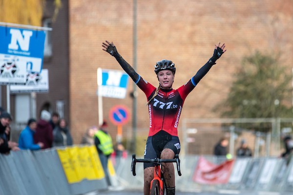 Worst wint op de Koppenberg