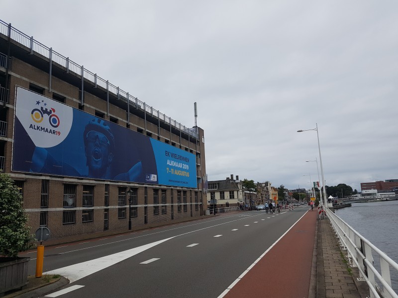 Parcours EK Wielrennen Alkmaar in foto's