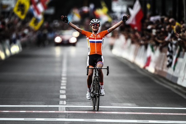 Bio wereldkampioene Marianne Vos