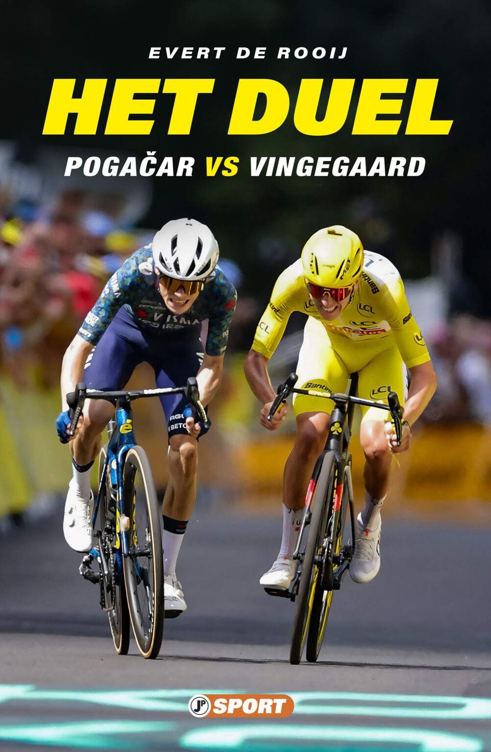 Boek over Het Duel tussen Pogacar en Vingegaard