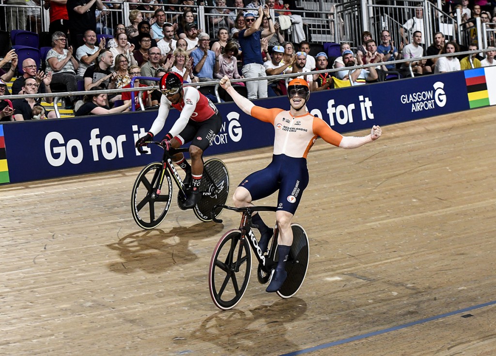 Lavreysen is weer wereldkampioen op de sprint