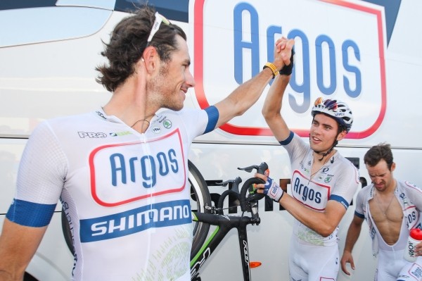 Argos-Shimano kan andermaal aan de champagne