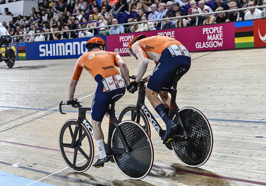 Hoogland  en madisonmannen naar WK-goud