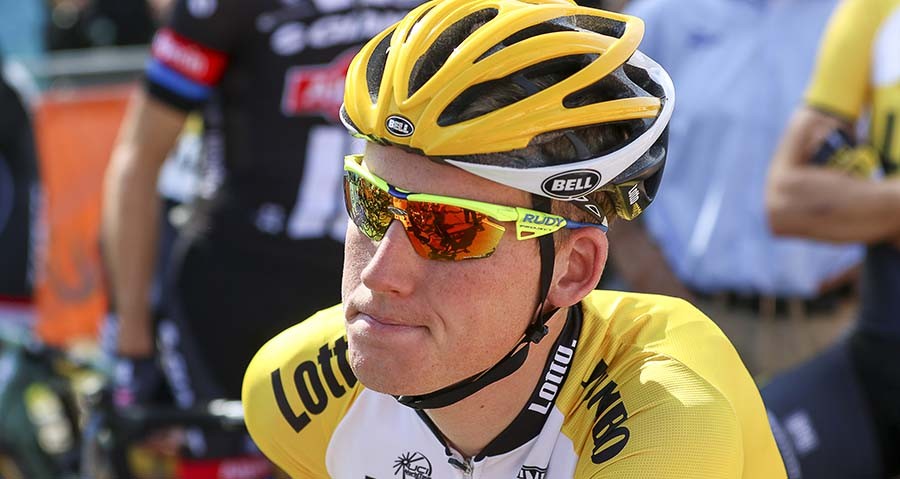 Teunissen (Lotto-Jumbo) rijdt het NK Veldrijden