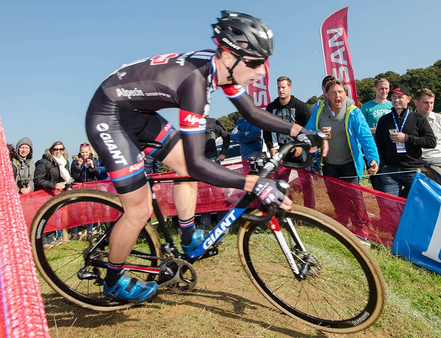 Van der Haar op het podium in Ronse