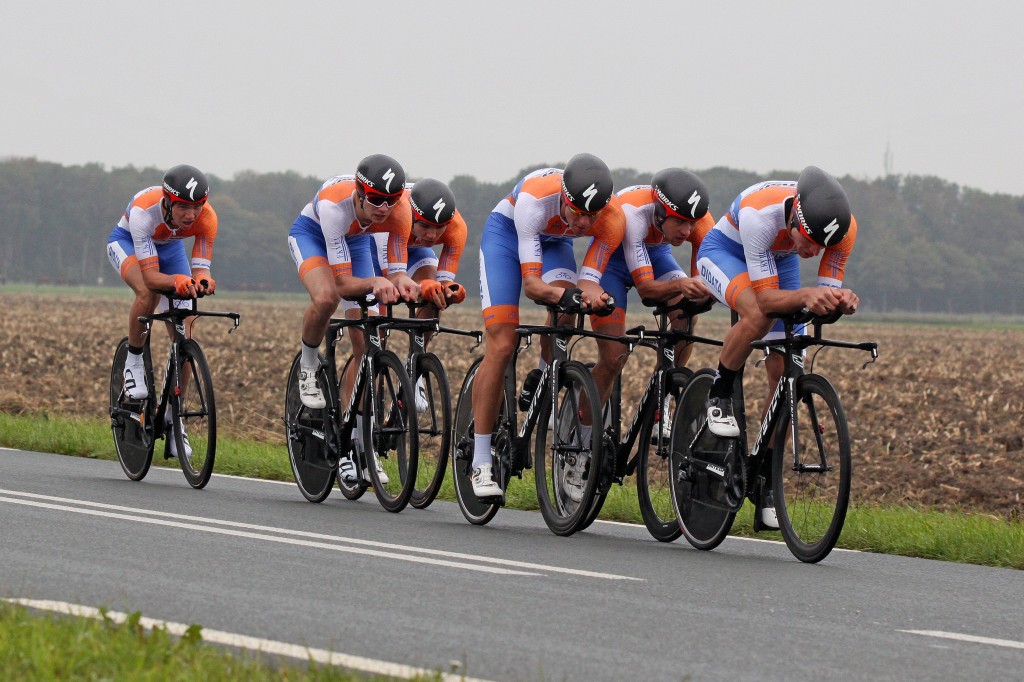 Kanjers winnen ploegentijdrit mannen