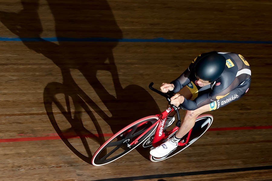 Theo Bos Nederlands kampioen op de kilometer