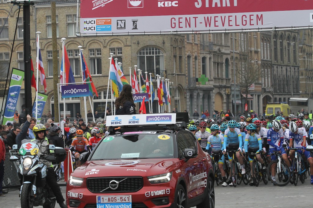 Deelnemers en rugnummers Gent-Wevelgem vrouwen