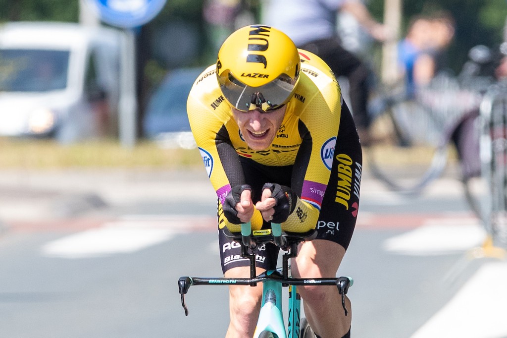 Van Emden is derde in tijdrit BinckBank Tour