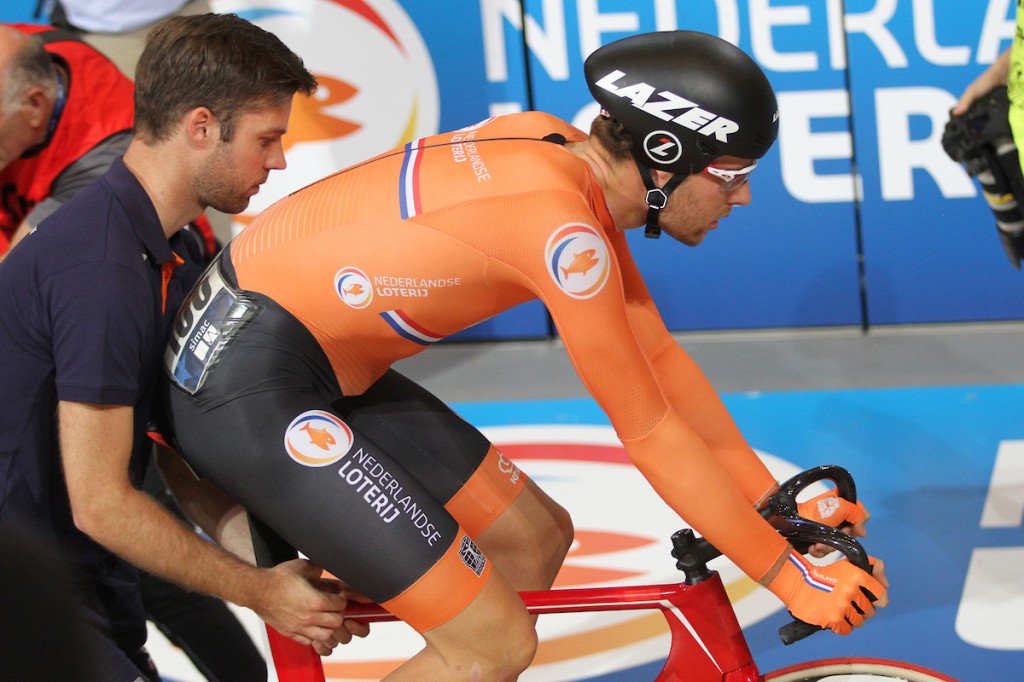 Van Schip grijpt net naast het podium op omnium