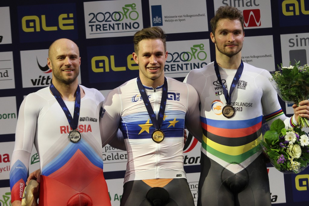 Lavreysen wint goud op keirin